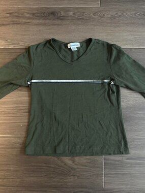 Canyon River Blues Women's Green and Khaki T-shirt